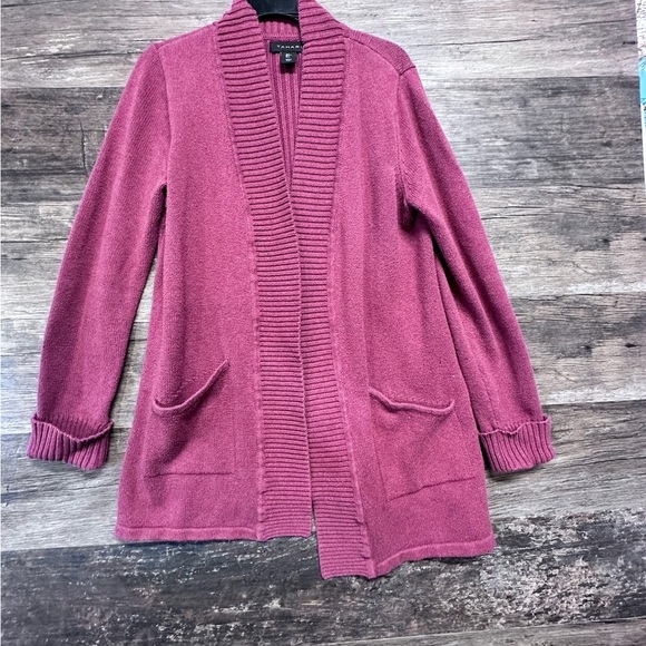 Tahari Cozy Open-Front Cardigan - Picture 1 of 7